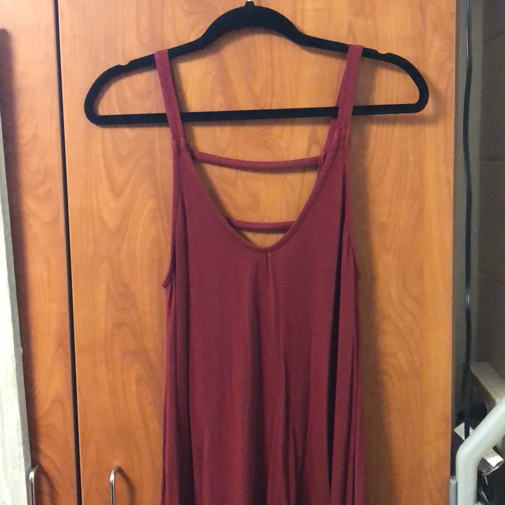 Maroon Dress